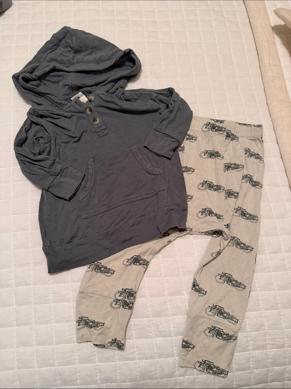 Kate Quinn Pullover with Motorcycle Print Pants